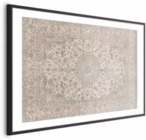 Artgeist Plakatas - Sand Carpet - Worn Persian Rug with Rich Ornamental Motifs