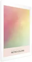 Artgeist Plakatas - Cherry Breeze - Pastel Gradient in Soft, Retro Colors