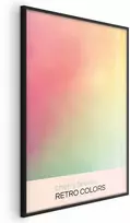 Artgeist Plakatas - Cherry Breeze - Pastel Gradient in Soft, Retro Colors