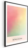 Artgeist Plakatas - Cherry Breeze - Pastel Gradient in Soft, Retro Colors