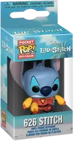 FUNKO POP! Raktų pakabutis: Disney: Lilo & Stitch - 626 Stitch, 4 cm