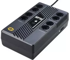 ORVALDI UPS AM-1000LCD USB 8xSchuko outlets 4backup/4SurgeProt bat 3min USB RJ45