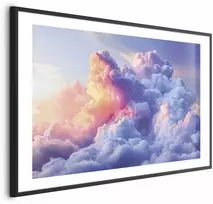 Artgeist Plakatas - Clouds Like Painted: Artistic Dawn Brushes Painting the Sky