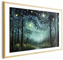 Artgeist Plakatas - Starry night - a contemporary version of Van Gogh's night sky