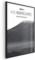 Artgeist Plakatas - The majestic Kilimanjaro mountain peak, crown of mountains, mountain landscape