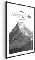 Artgeist Plakatas - Majestic mountain peak Annapurna mountain crown mountain landscape