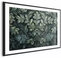 Artgeist Plakatas - Victorian Leaves in Dark Greens