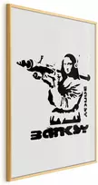 Artgeist Plakatas - Mona Lisa with a Bazooka