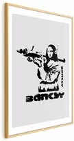Artgeist Plakatas - Mona Lisa with a Bazooka