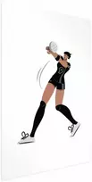 Artgeist Plakatas - Illustration - Female Volleyball Team Player