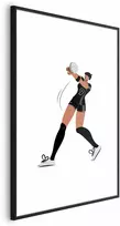 Artgeist Plakatas - Illustration - Female Volleyball Team Player