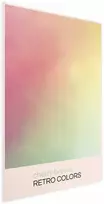 Artgeist Plakatas - Cherry Breeze - Pastel Gradient in Soft, Retro Colors