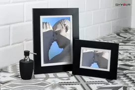Nuotraukų rėmelis Rėmas - Styler Lahti 40x50 cm MDF Nuotraukų Rėmas Su Stiklo Priekiu Juodas