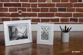 Nuotraukų rėmelis Rėmas - Styler Lahti 40x50 cm Nuotraukų Rėmas Baltas