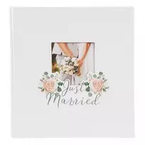 Albumas GOLDBUCH 08188 Just Married 30x31/60psl | balti lapai | kampučiai/lipdukai | knyginio rišimo