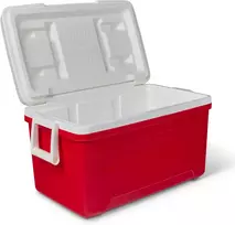 Šaldytuvas Igloo pasyvi termoizoliacinė šaldymo dėžė Laguna 48, 45 l, plastikas, raudona