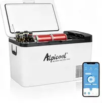 Alpicool automobilinė mini šaldytuvo–šaldiklio dėžė, 25 l, 12/24 V, kompresorinis, K25