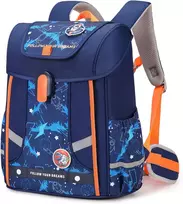 Amythe vaikiška ergonominė mokyklinė kuprinė, mėlyna, 18 l, 31 x 18 x 43 cm, BP120440