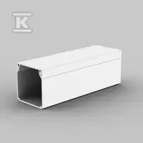 Kabelių lovelis Kopos LHD 40X40_HD (baltas, 40×40 mm, 2 m, su apsaugine plėvele)