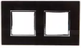 Bettermann Kos Elektro System 4509182 DANTE Dvigubo rėmo stiklas Juodas GLASS 4509182
