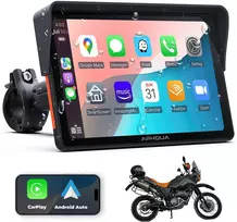 Aphqua belaidis motociklo ekranas CarPlay, 7 colių vandeniui atsparus jutiklinis, Bluetooth, GPS, modelis 722
