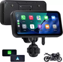 aphqua bevielis 6 colių vandeniui atsparus motociklo CarPlay ekranas su Bluetooth ir GPS navigacija, modelis 622