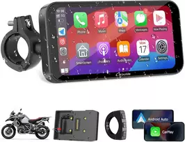 Carpuride motociklo navigacijos ekranas 6,3" IPS su CarPlay Bluetooth, lietimui jautrus, vandeniui atsparus BMW R1200GS R1250GS S1000XR W603B