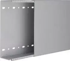 Hager Polo BA66020007030B tehaselito šukuotas kanalas BA6 200x60mm PVC pilkas BA66020007030B /2m/