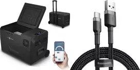 Turistinis šaldytuvas Peme Expedition 30 Dark Sky + kabelis usb