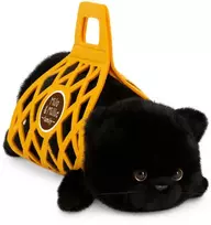 KNYGA Pliušinis katinas Milo&Millie, 35 cm, juodas