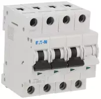 Bettermann Eaton 278982 Grandinės pertraukiklis 3P+N D 0.5A 15kA AC FAZ-D0.5/3N 278982