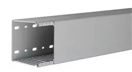 Hager Polo BA68008007030B tehaselito šukuotas kanalas BA6 80x80mm PVC pilkas BA68008007030B /2m/