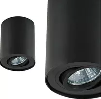 Lubinis šviestuvas Lampa sufitowa Zumaline Zuma Line Rondoo SL 20038-BK-N spot lampa sufitowa 1x50W GU10 juoda