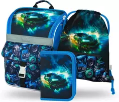 Baagl ergonomiškas mokyklinis rinkinys pradinei mokyklai Zippy, 3 dalių, reguliuojamas, 18 l