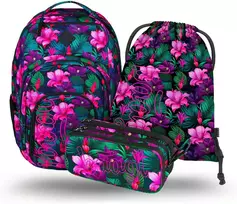 Baagl ergonomiškas mokyklinės kuprinės rinkinys su termo kišene, 35 l, 3 dalys, Coolmate