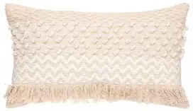 Atmosphera Cotton Dekoratyvinė pagalvėlė Lova Smėlis, medvilnė, boho, 30 x 50 cm