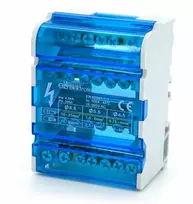 BR8407 Paskirstymo bloko tiltelis TH bėgio juostai 4x7 ELS Elektrotechnika BR8407