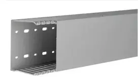 Hager Polo DNG7510007030B tehaselito šukuotas kanalas DNG 75x100mm PVC pilkas DNG7510007030B /2m/