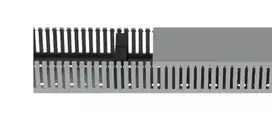 Hager Polo DNG2002007030B tehaselito šukuotas kanalas DNG 20x20mm PVC pilkas DNG2002007030B /2m/
