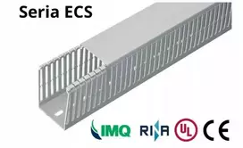 Elettrocanali ECS150100 Savaime gesinantis šukų padėklas 4/6/4150x100 pilkas su PV UV danga /2m/ ECS150100