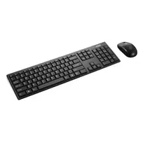 Lenovo 100 Belaidis rinkinys Klaviatūra ir pelė | Klaviatūros ir pelės rinkinys | Wireless | su pele | US Euro | Juodas