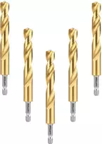 Proedge Grąžtas metalui Milwaukee SHOCKWAVE Raudonas; HSS-G Ti; HEX; 12,5 mm; 5 vnt.