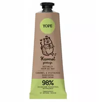 Yope Natūralus maitinamasis rankų kremas „Karamelė ir pistacijos“, 50 ml