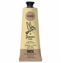 Yope Natūralus raminamasis rankų kremas su jazminais ir tonka ežiuole, 50 ml