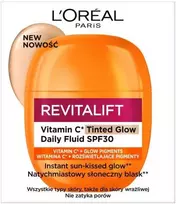 L'Oreal „Revitalift“ vitamino C tonuotas švytėjimas – šviesiai tonuotas fluidas su SPF30 40 ml
