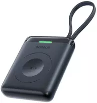 Baseus Powerbank 1640 mAh 5W EnerFill FW11 do Apple Watch su wbudowanym kablem - juoda