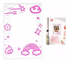 Nuotraukų rėmelis Ramka LoveInstant Ramka Na Magnes Lodówkę Do Zdjęć Instax Mini 99 41 12 40 11 Evo Liplay Link / Różowa Tęcza