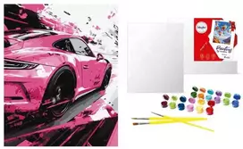 Ideyka Art Active *****Malow.po num.40x50 Rožinė styl 80627