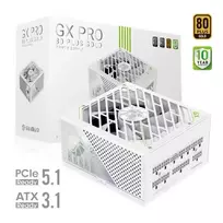 Gamemax PSU | GX PRO 1050G WH | 1050 W | Gold | Baltas | Full Modular