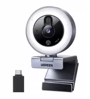 Internetinė kamera Ugreen Internetinė kamera Ugreen CM910, 2K, 30FPS, USB, oświetlenie LED, įmontuotas mikrofon